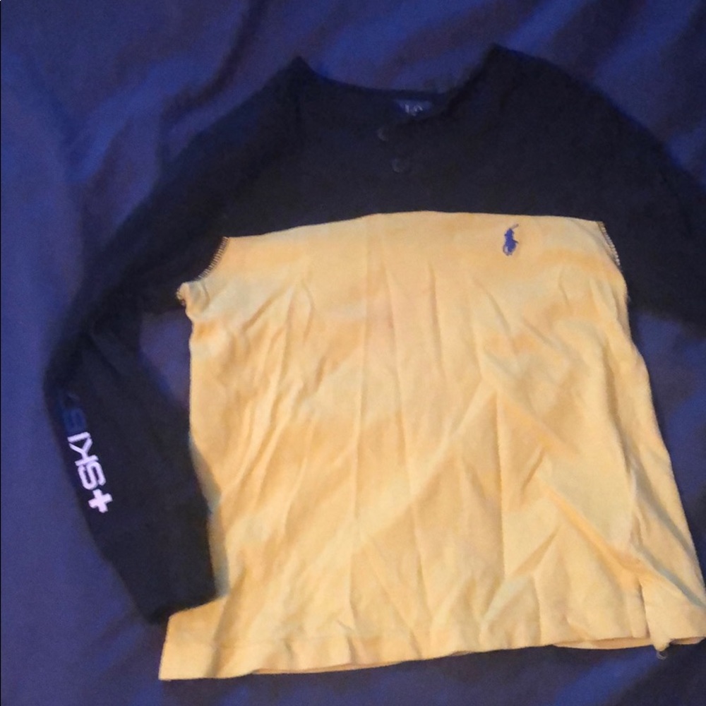Long sleeve polo shirt